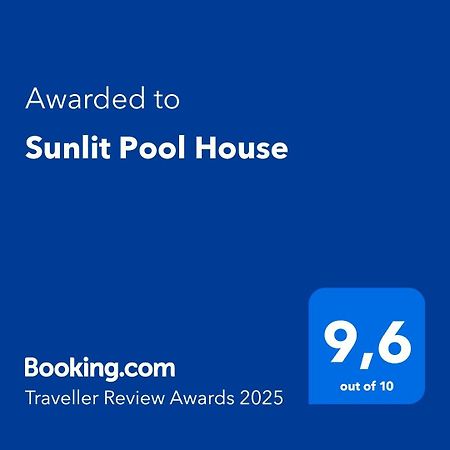 فيلا Sunlit Pool House Posidhonía المظهر الخارجي الصورة