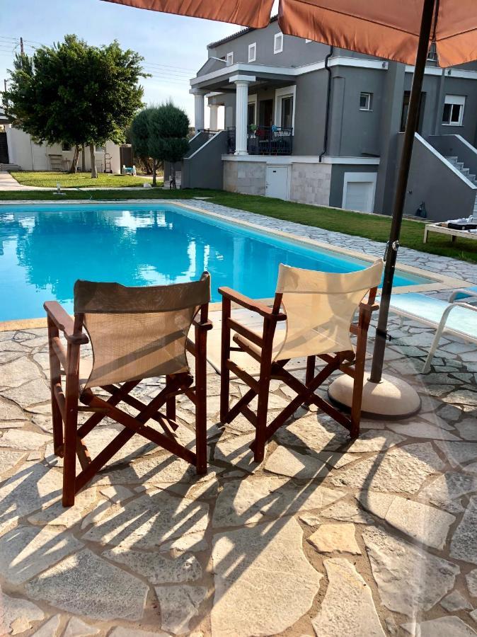 فيلا Sunlit Pool House Posidhonía المظهر الخارجي الصورة
